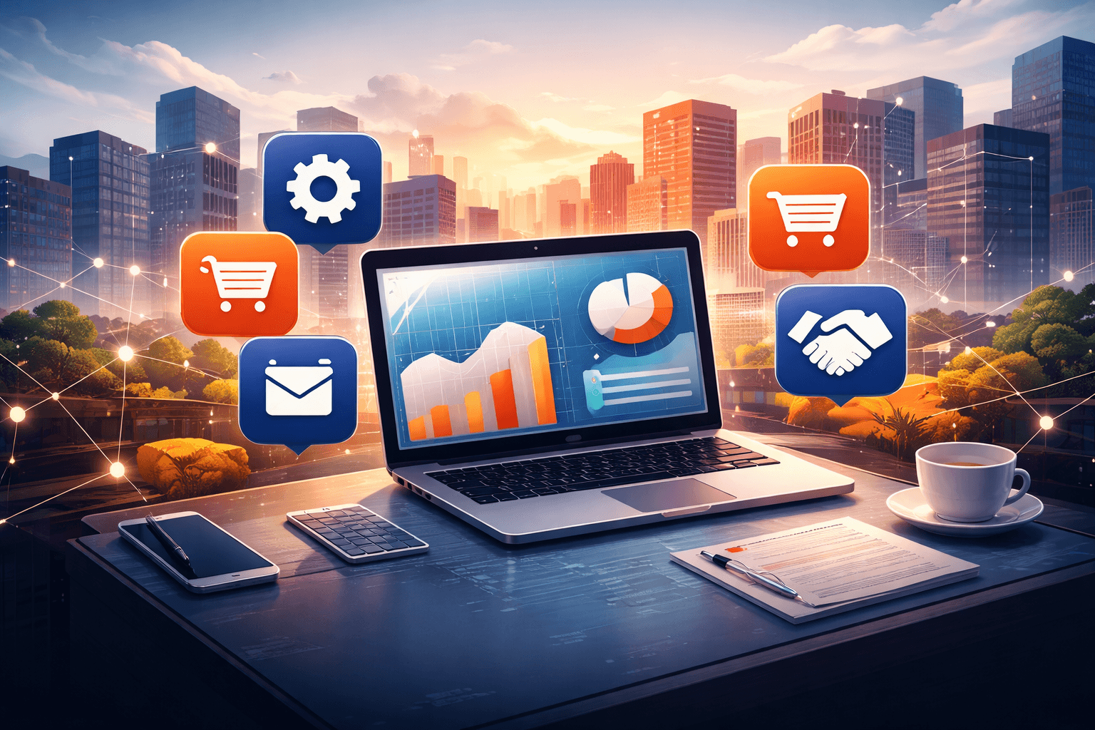 Ramos de atuação da Anvora: soluções digitais para empresas que exigem estabilidade e crescimento